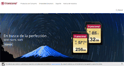 Desktop Screenshot of es.transcend-info.com