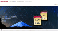 Desktop Screenshot of dk.transcend-info.com